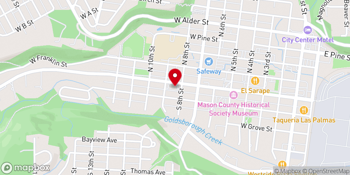Map showing location of Community Action Council (Mason County)