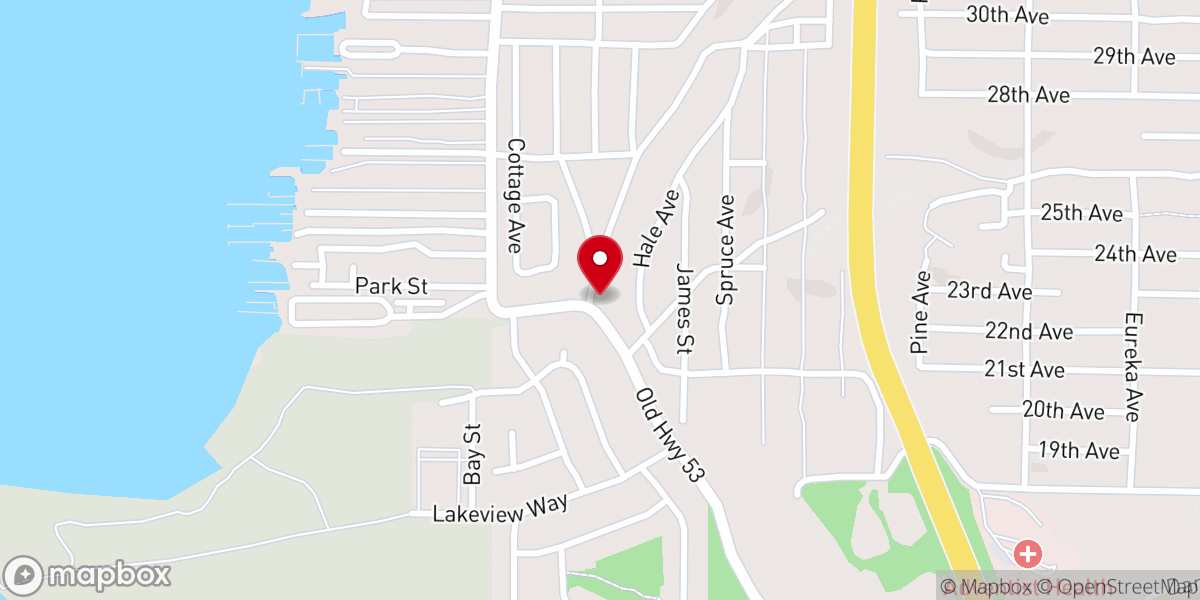 Map showing location of Crossroads Community Church Of Clearlake