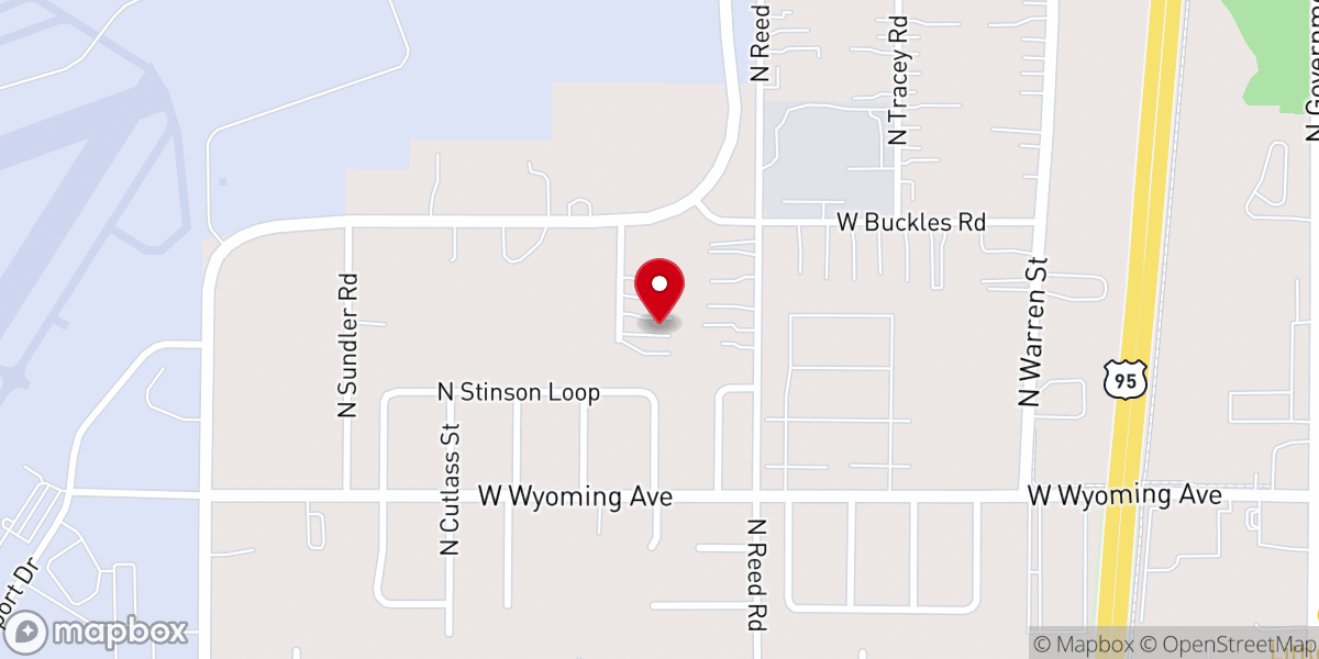 Map showing location of SERVPRO of Coeur d'Alene