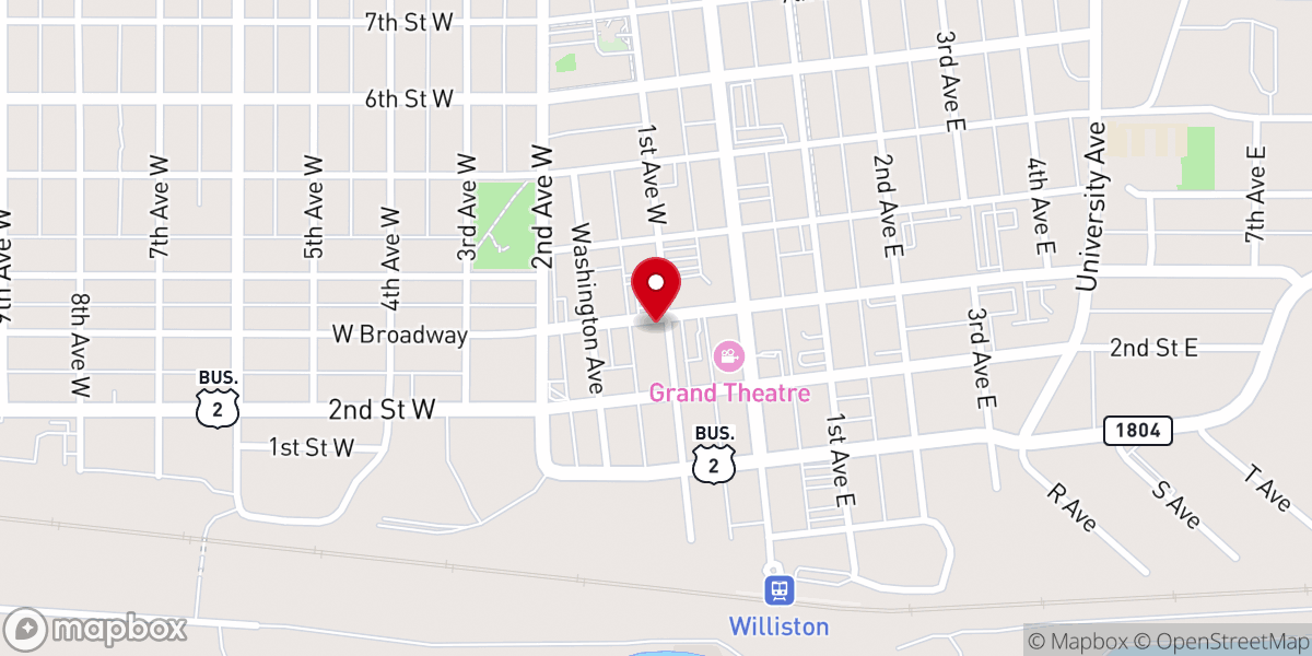 Map showing location of Faith Methodist Church
