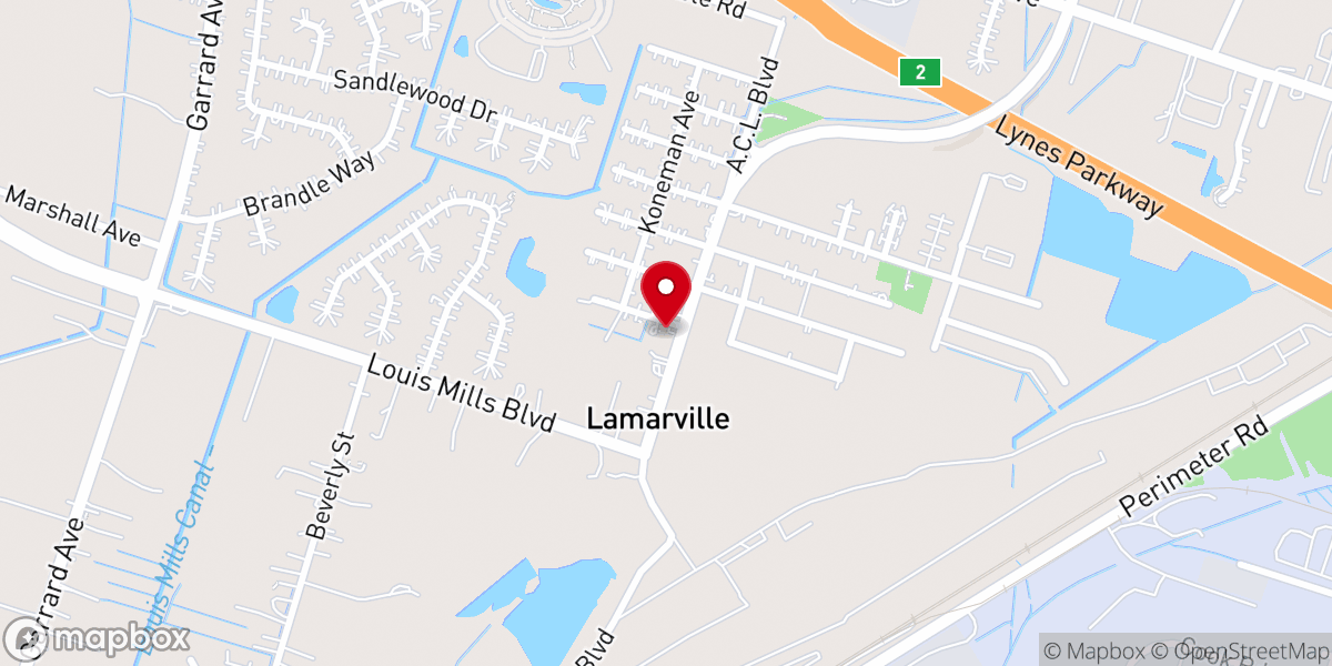 Map showing location of Saint Apanoub Coptic Orthodox Church (5803 ACL Blvd)