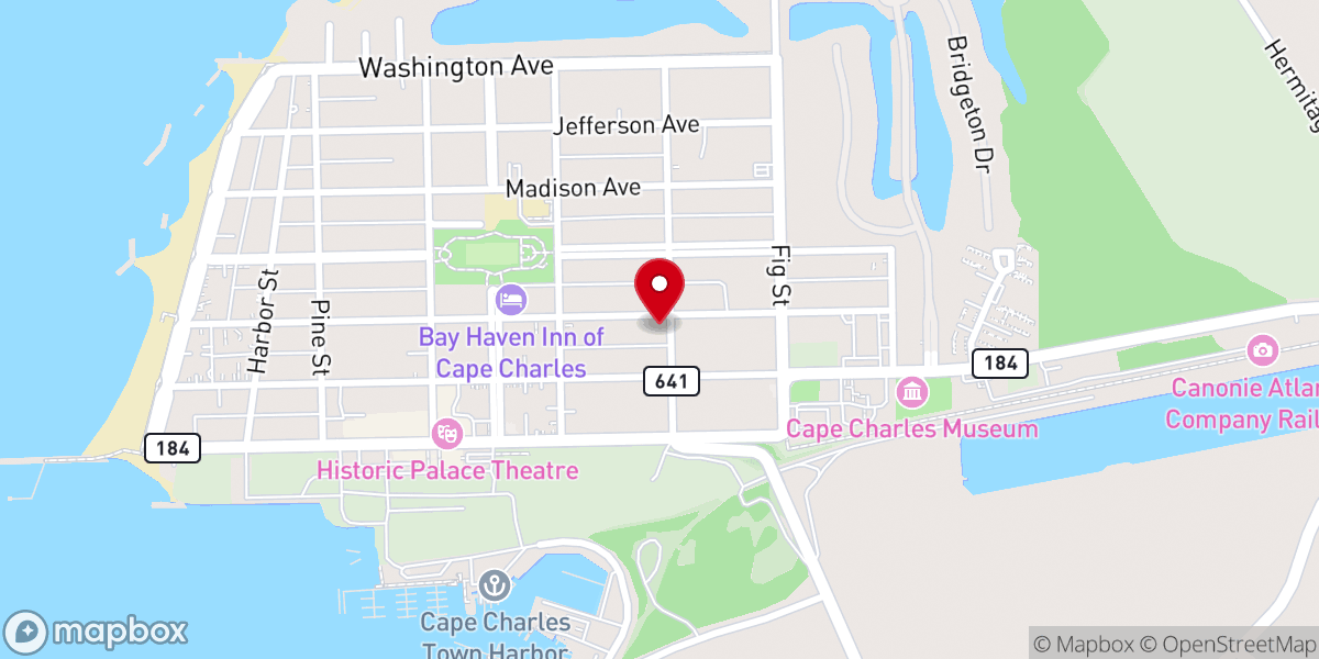 Map showing location of St Charles Parish Center