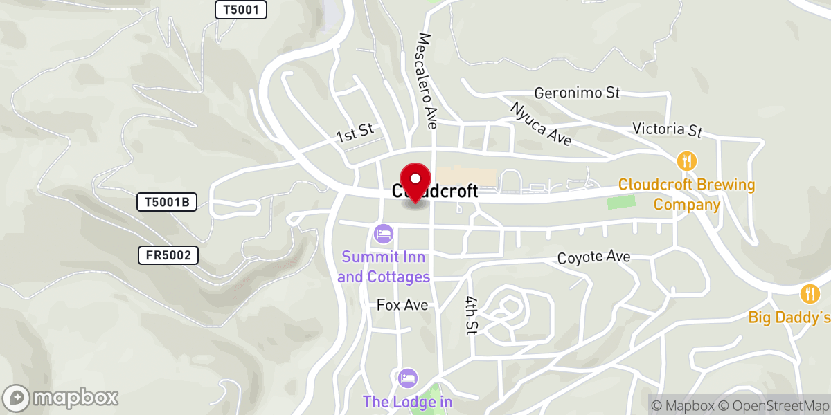 Map showing location of Sacred Heart Mission Catholic Church
