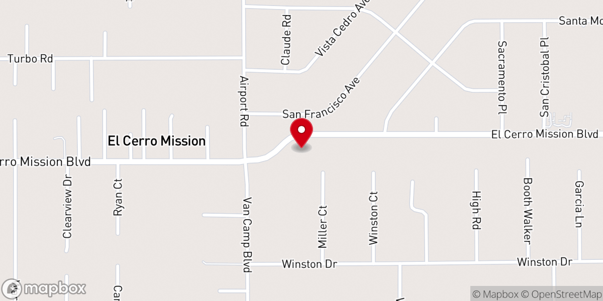 Map showing location of Casa De Oracion