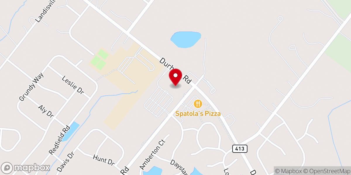 Map showing location of Our Lady of Guadalupe Church