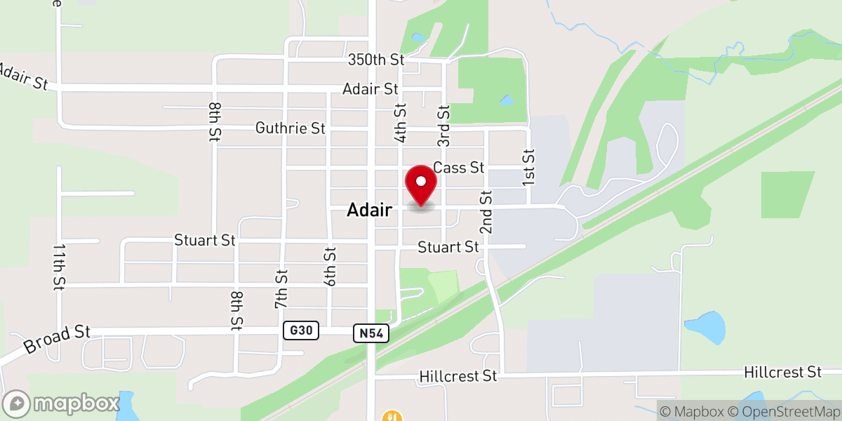 Map showing location of New Bethel United Methodist Church