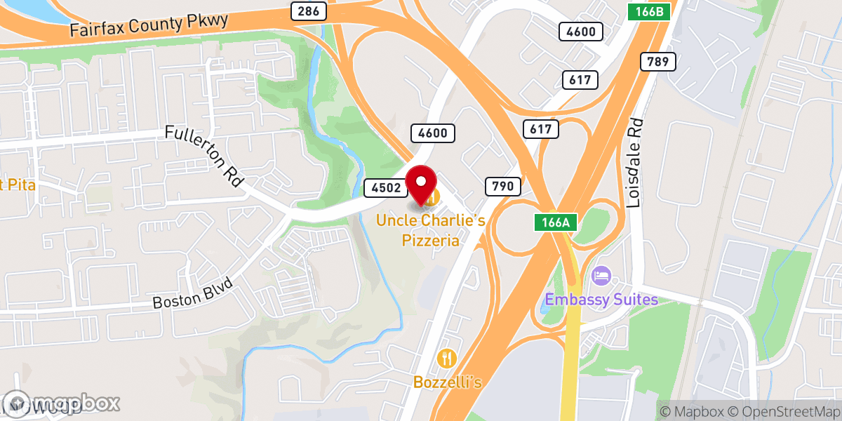 Map showing location of The Apostolic Church Int’l - Virginia Central TV