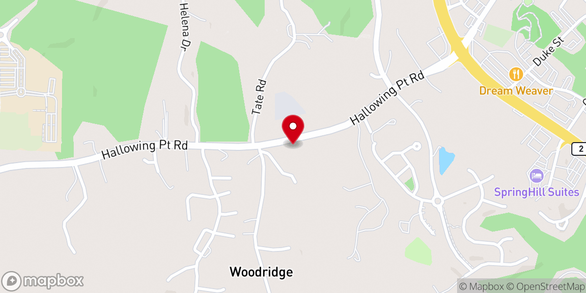 Map showing location of New Life Baptists Church