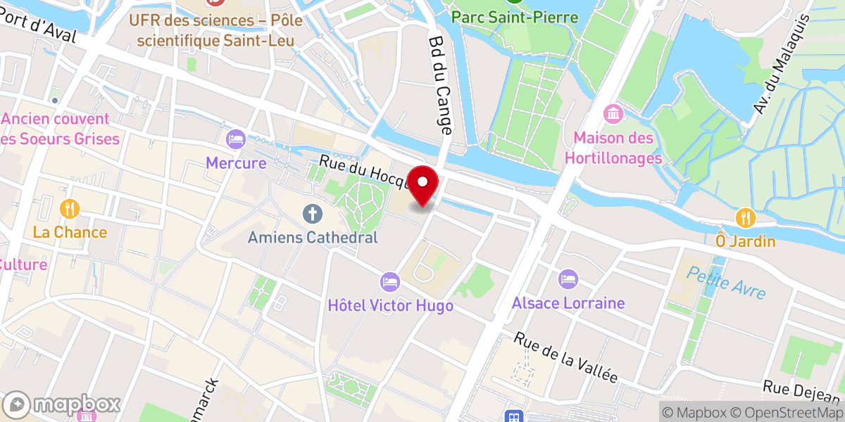 Map showing location of CHAPELLE-THEATRE