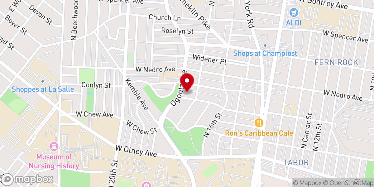 Map showing location of Love Missionary Baptist Fellowship