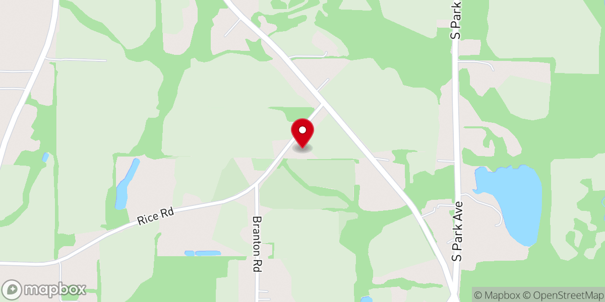 Map showing location of Taylor Assembly of God Church