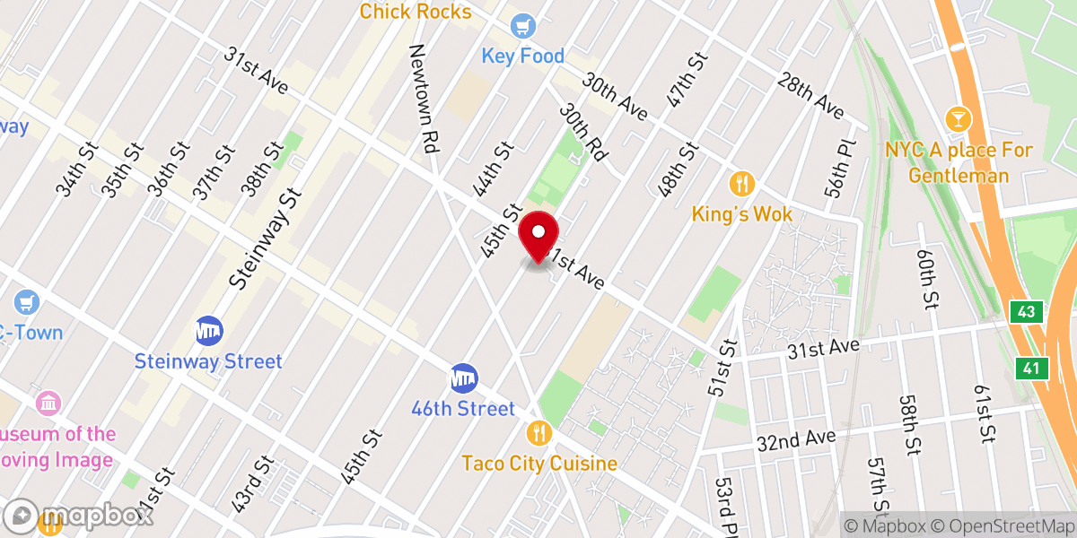 Map showing location of Roots Church