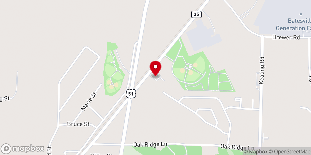 Map showing location of St Mary Catholic Church