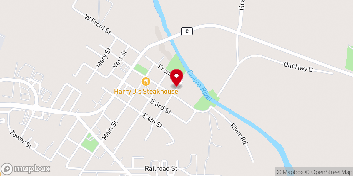 Map showing location of Anchor and Advance Ministries