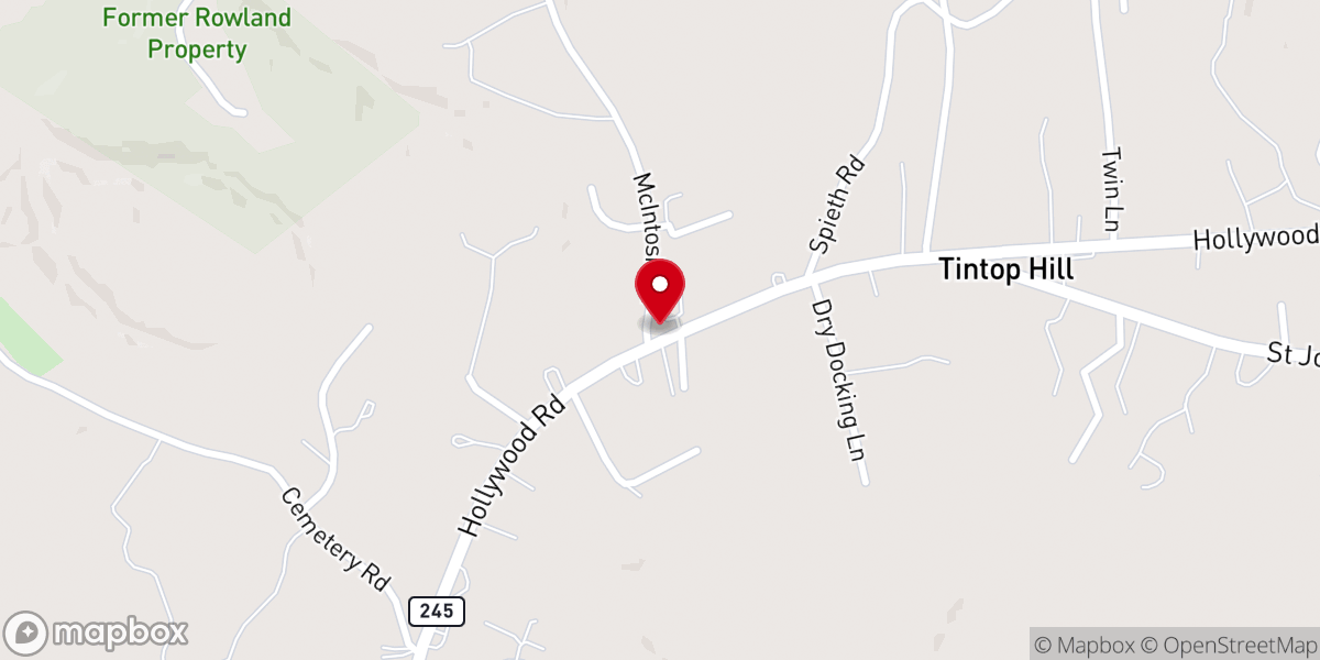 Map showing location of St Matthew Pentecostal Church