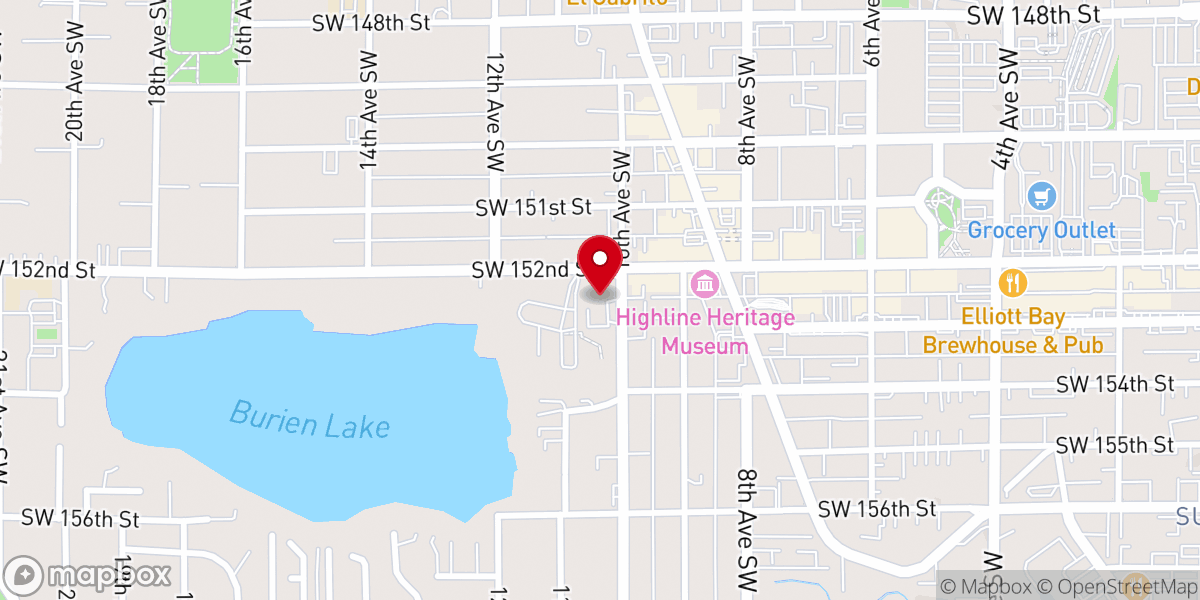 Map showing location of St. Elizabeth Episcopal Church