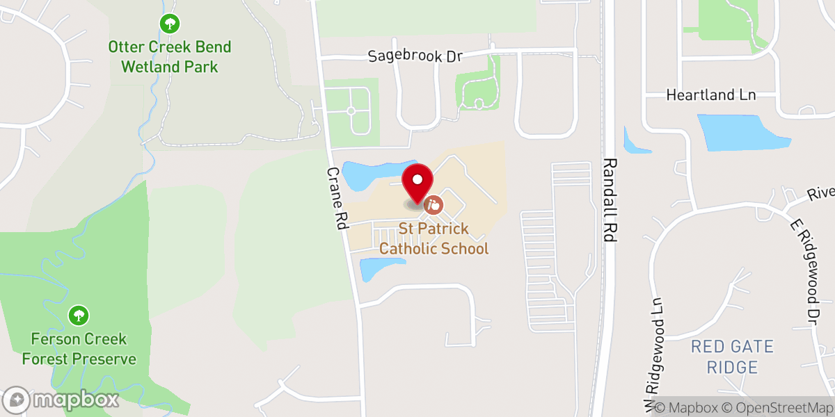 Map showing location of Fox Valley