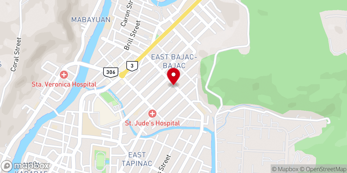 Map showing location of Christ The New Beginning