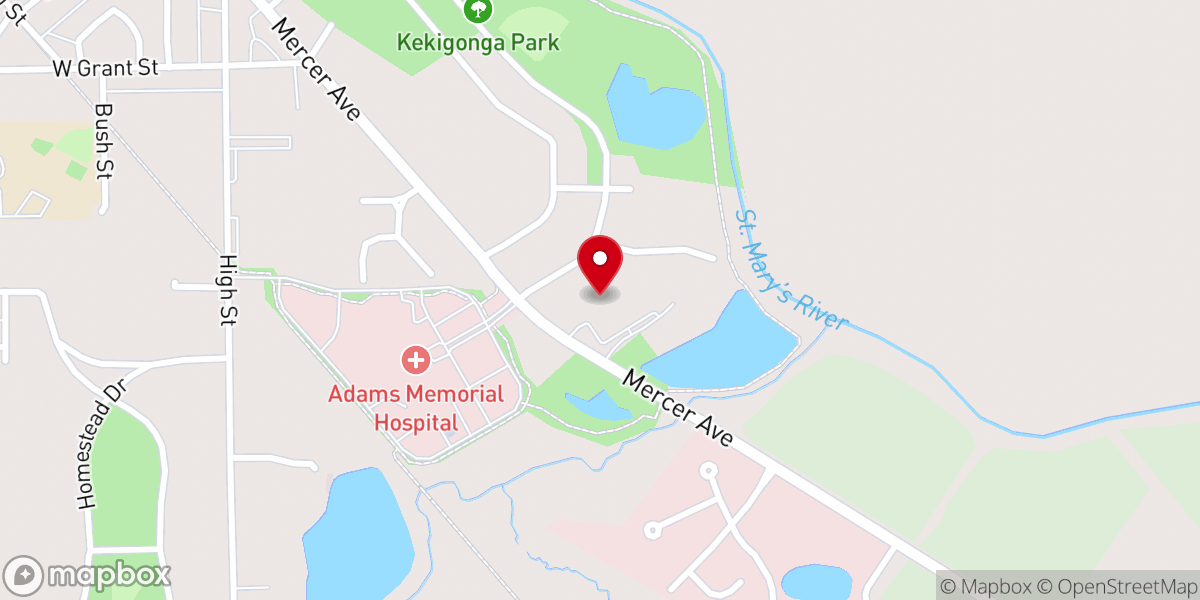 Map showing location of Decatur Church of God