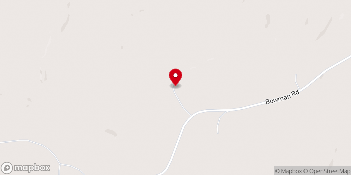 Map showing location of Marshall Chapel Church of God