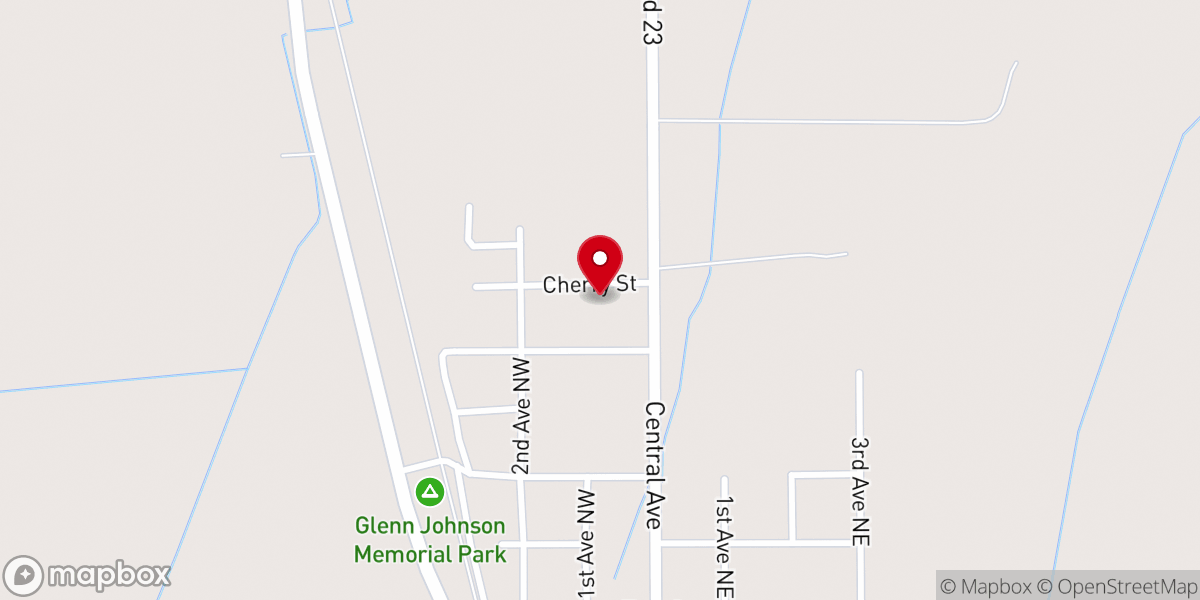 Map showing location of Saint Joseph's Catholic Church