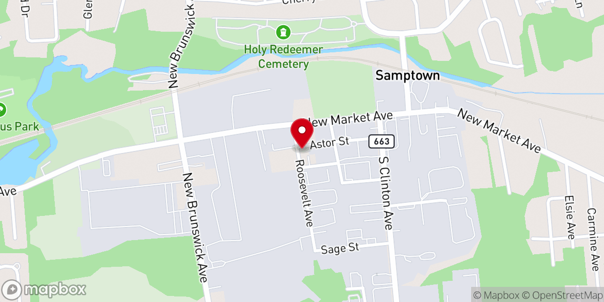 Map showing location of Rescue House of Prayer