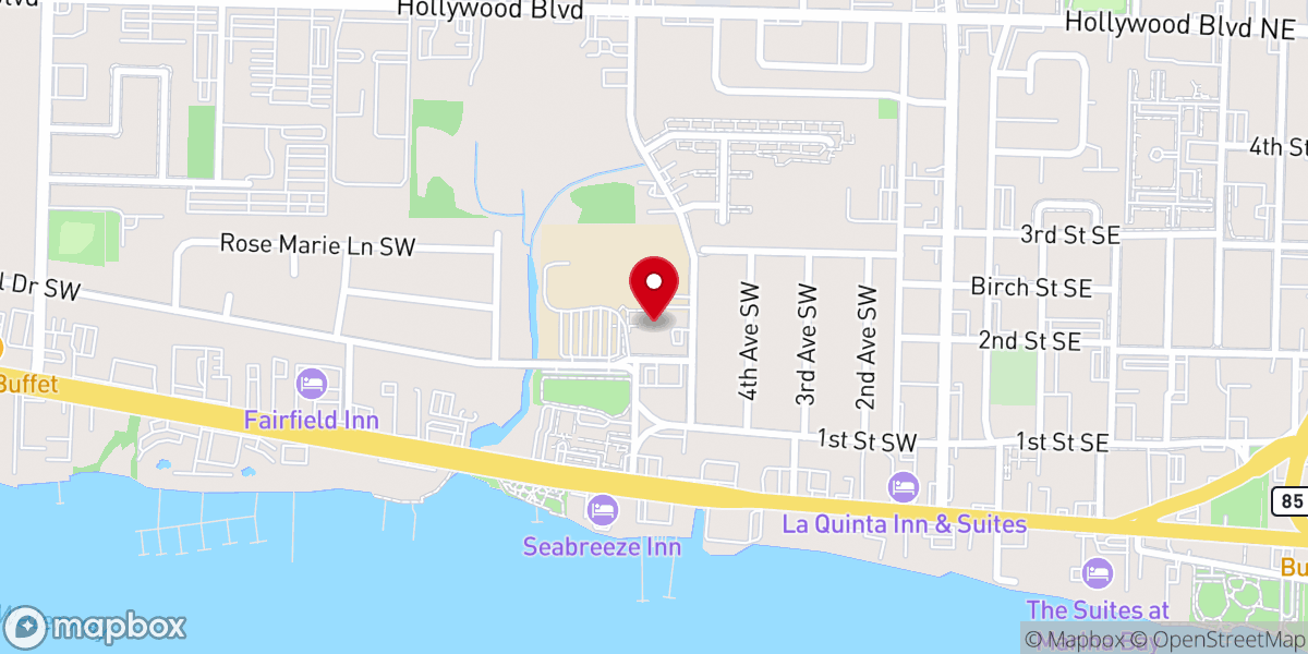 Map showing location of Saint Mary Catholic Church