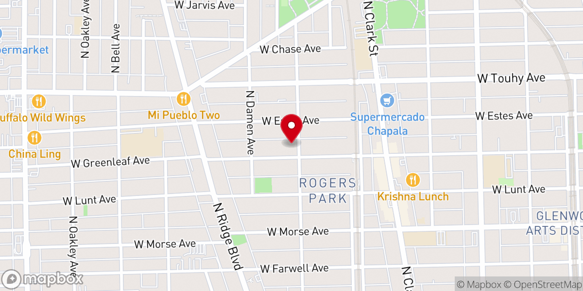 Map showing location of Iglesia Cristiana La Vid