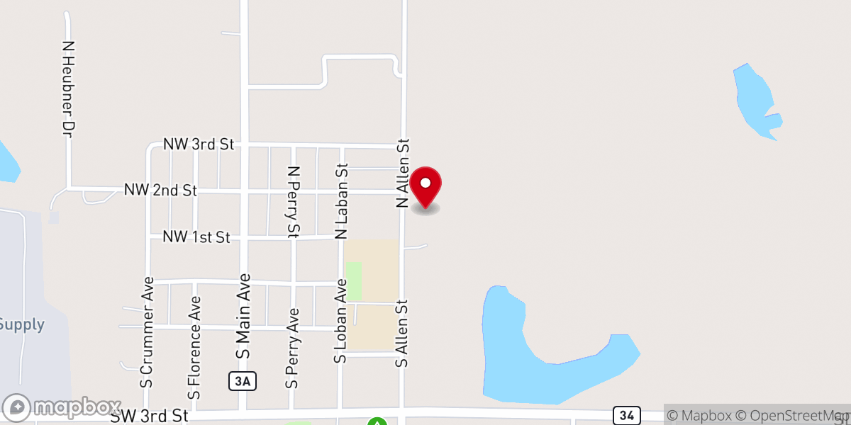 Map showing location of St Peter Parish