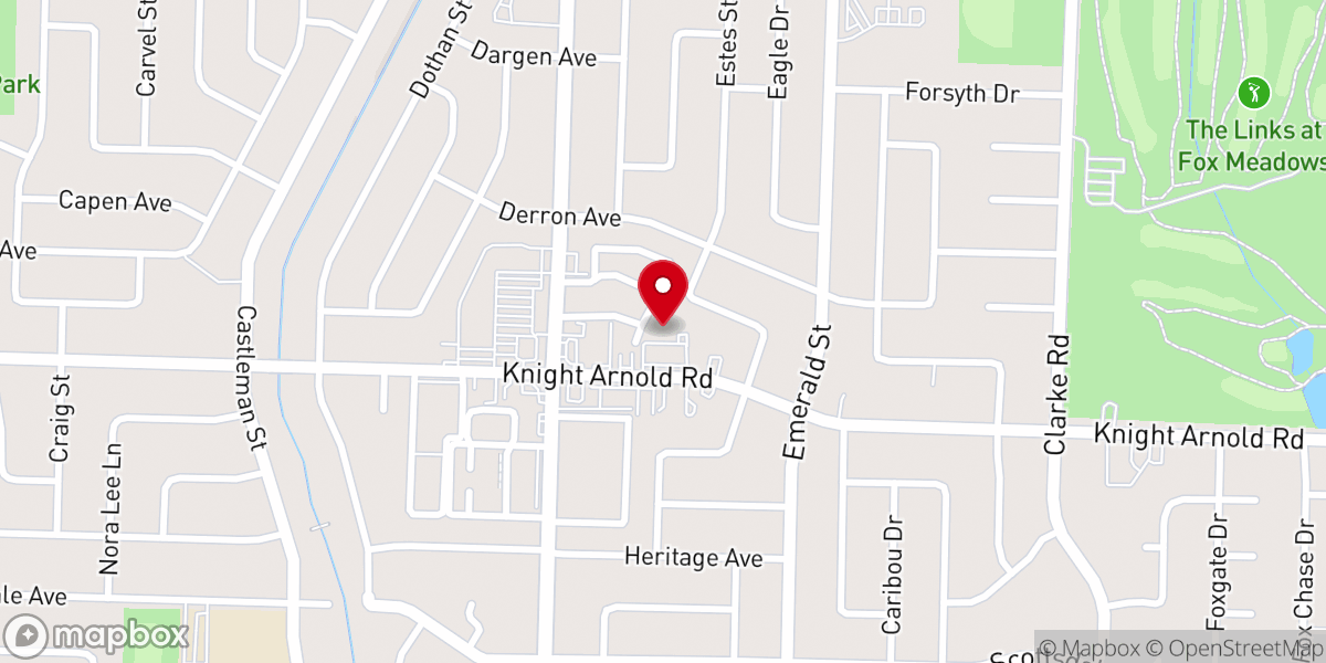 Map showing location of Eastminster Church