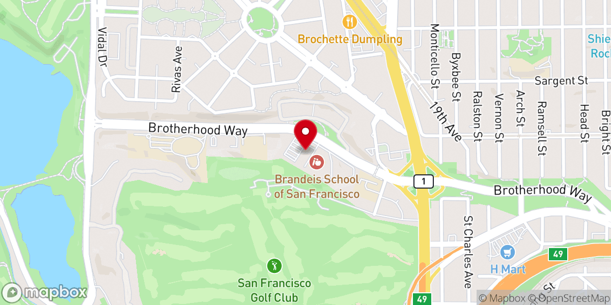 Map showing location of Calvary Armenian Congregational Church