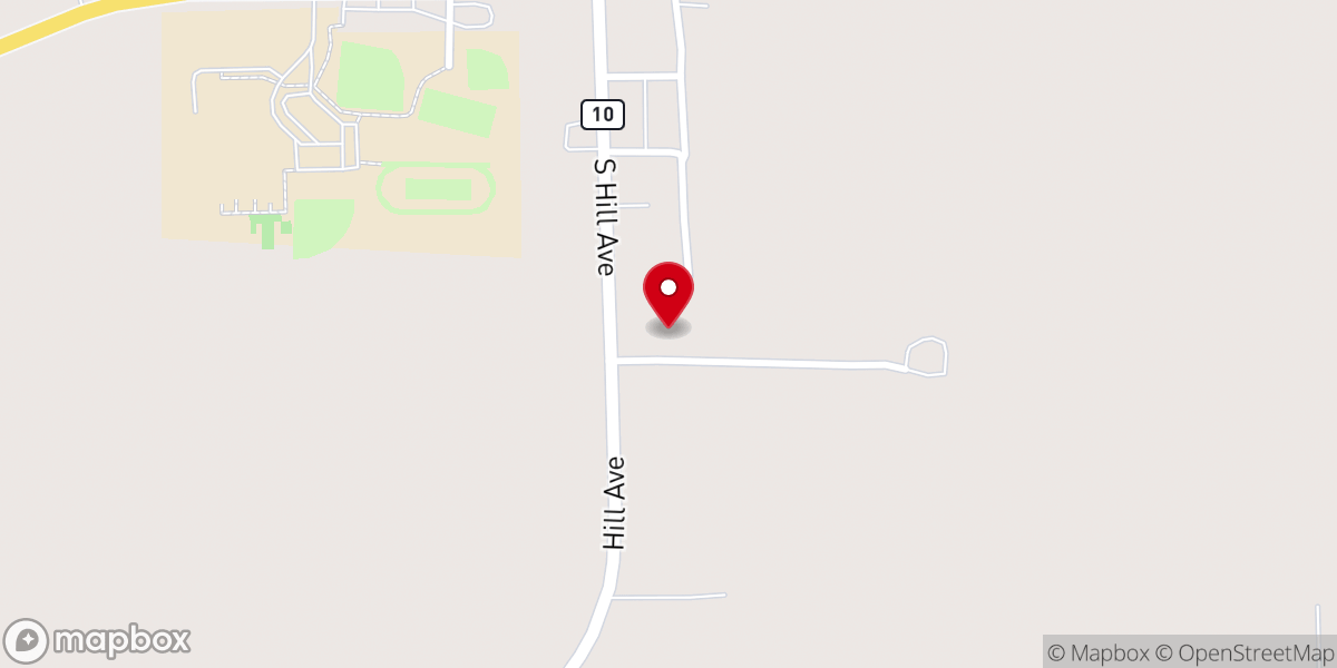 Map showing location of St. Kathryn's Catholic Church