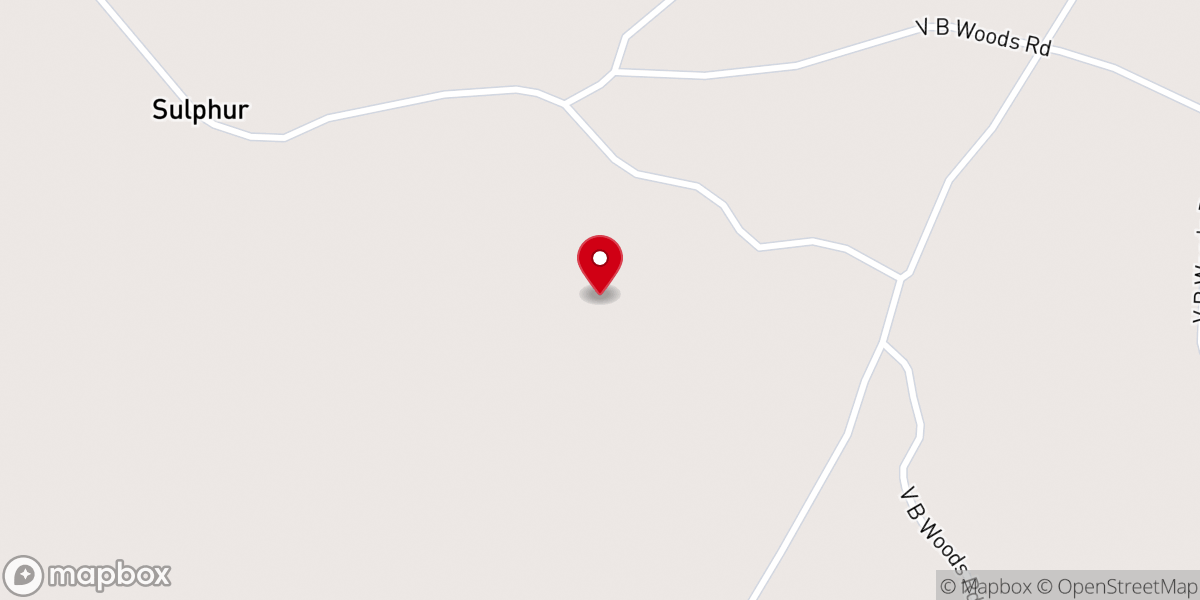 Map showing location of Woodlake, TX 75865