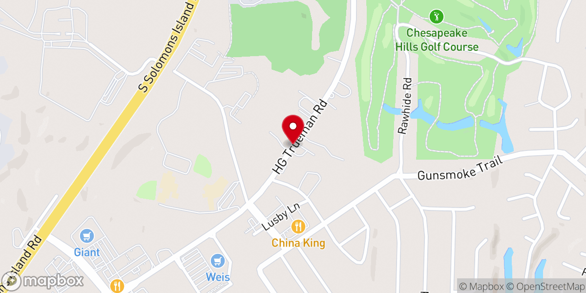 Map showing location of Zion Hill COGIC Church