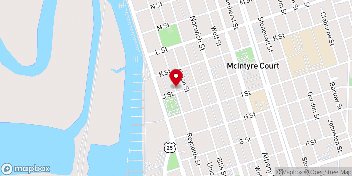 Map showing location of Iglesia De Jesucristo Casa De Gloria