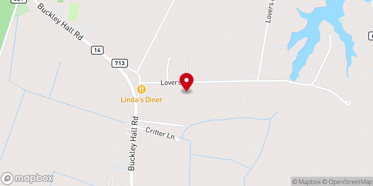 Map showing location of Church of Francis De Sales