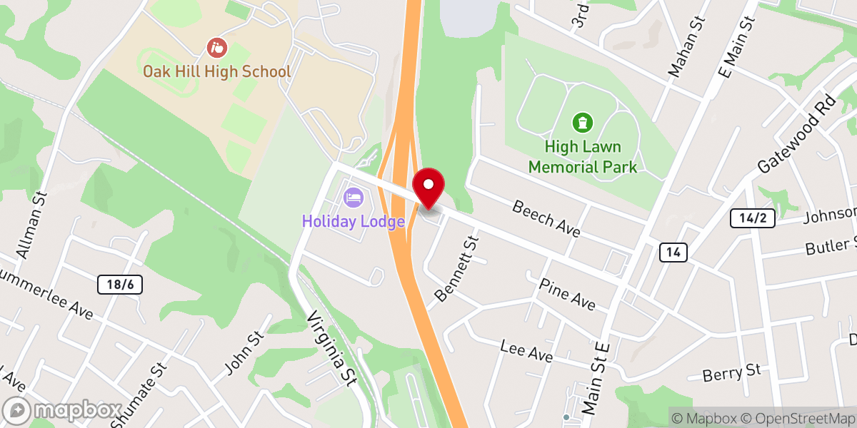 Map showing location of St Peter & Paul Catholic Church