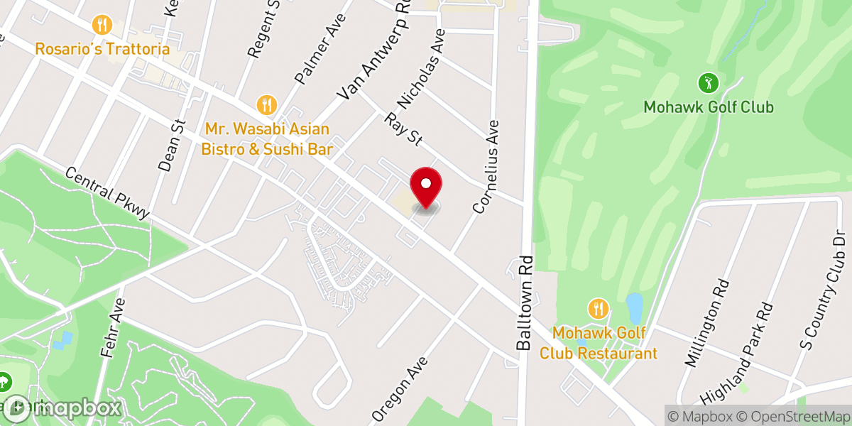 Map showing location of St. Kateri Tekakwitha Parish - Union Street Church