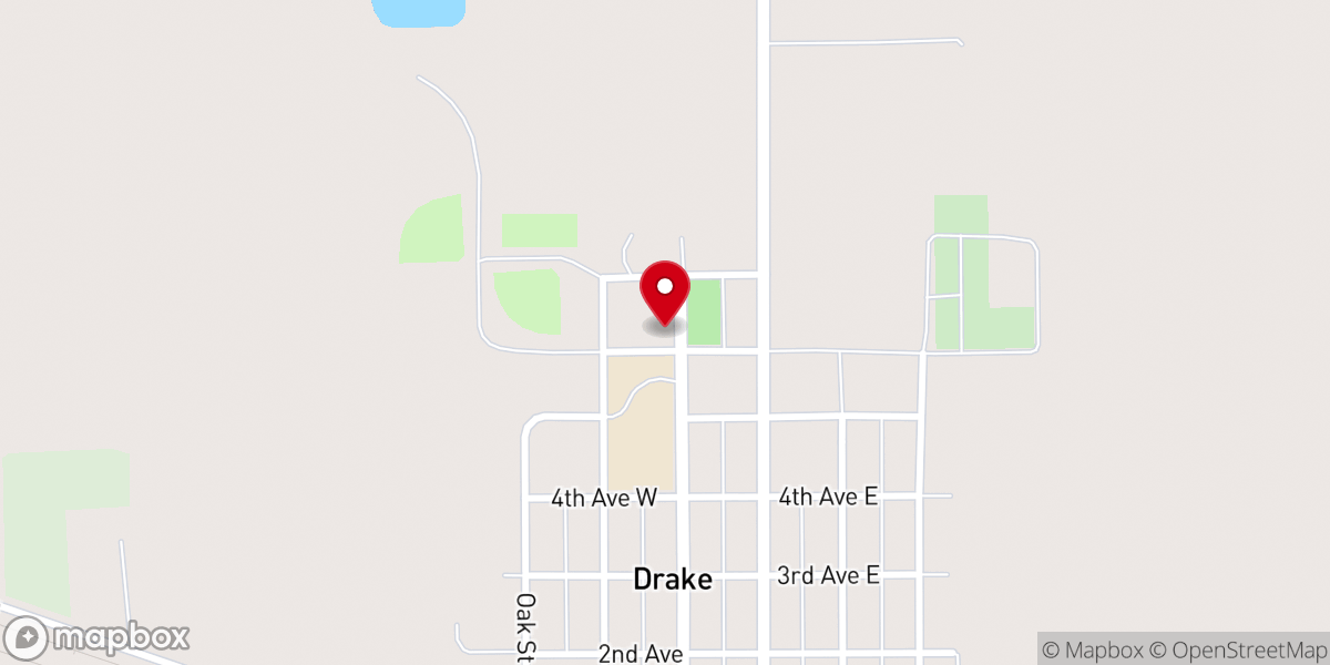 Map showing location of St. Margaret Mary Catholic Church
