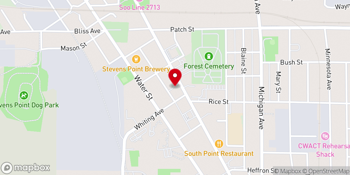 Map showing location of Masonic Lodge