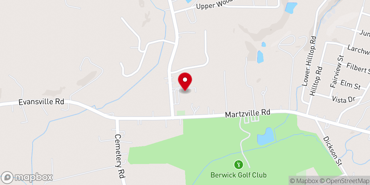 Map showing location of NC Church