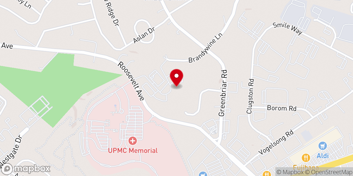 Map showing location of Grace Community Church York