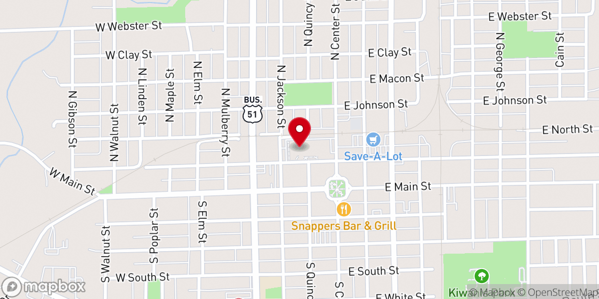 Map showing location of Dewitt County Circuit Clerk