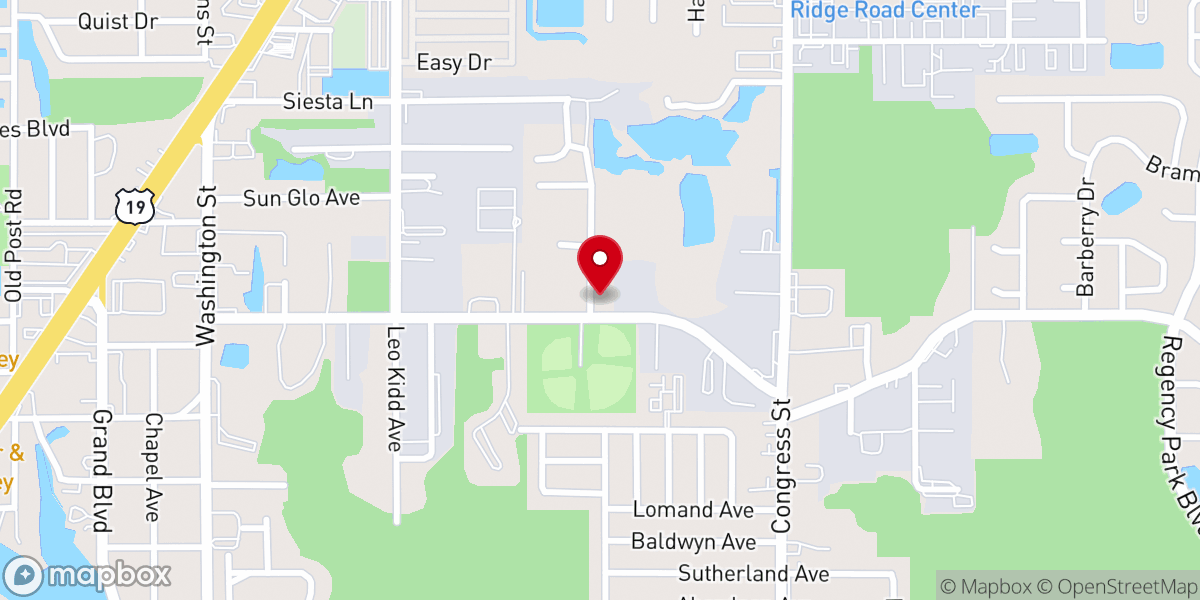Map showing location of Union Missionary Baptist Church