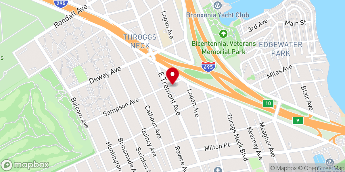 Map showing location of Iglesia Cristiana El Santuario
