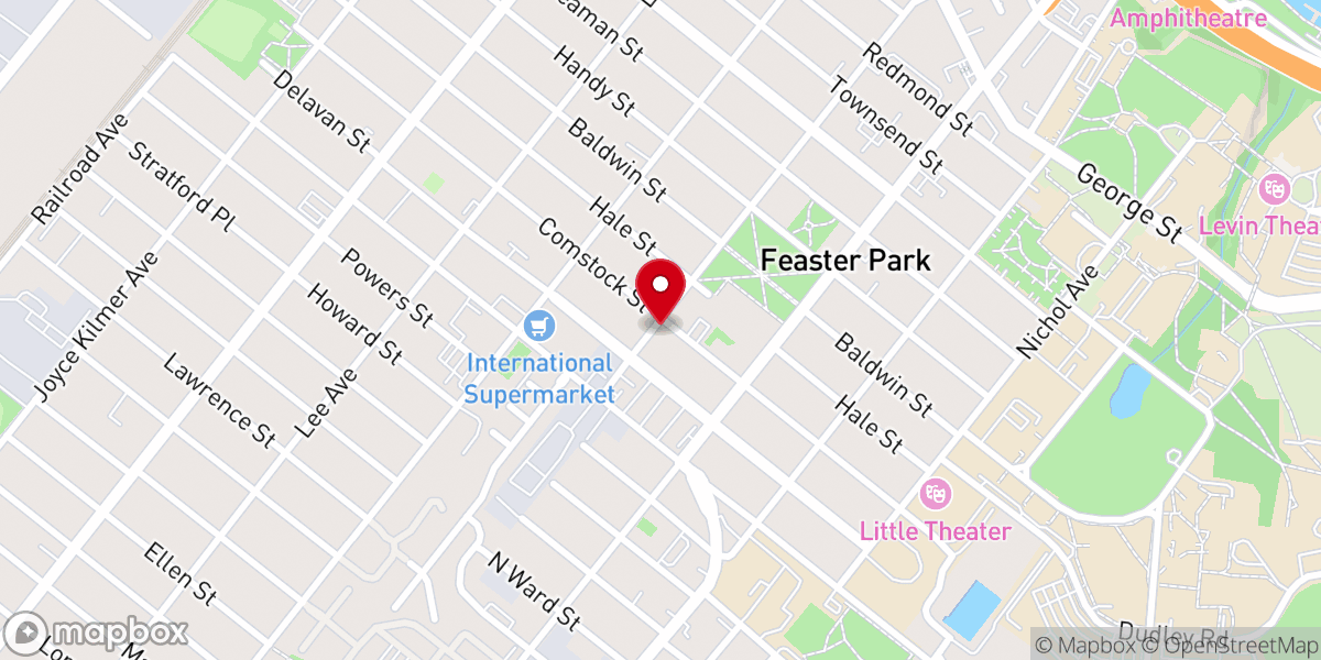 Map showing location of Mount Calvary Missionary Church