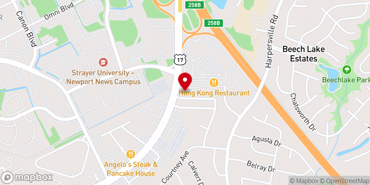 Map showing location of Deer Park Fellowship
