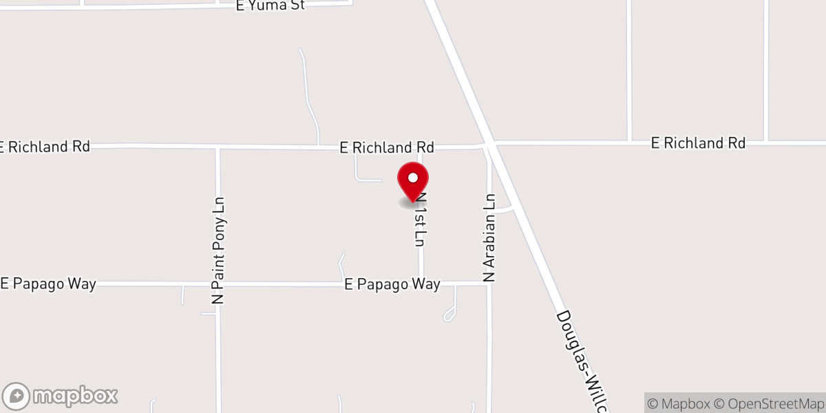 Map showing location of Wynne Chapel