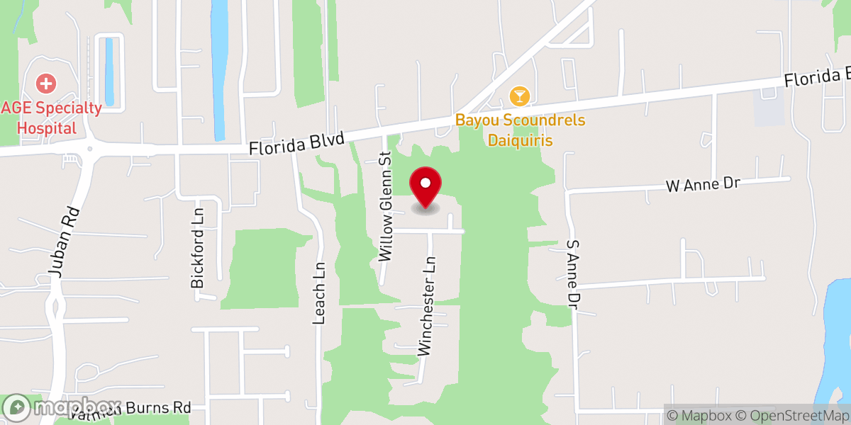 Map showing location of Faith Fellowship