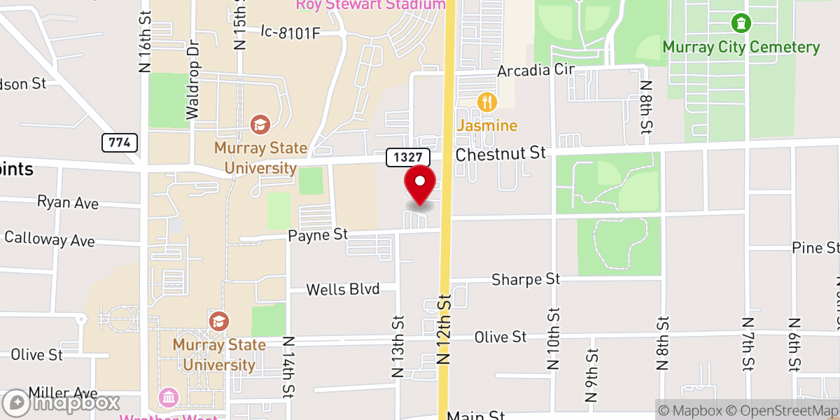 Map showing location of St. Leo Catholic Church